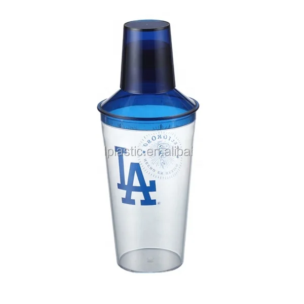  16oz plastic shaker for cocktail with