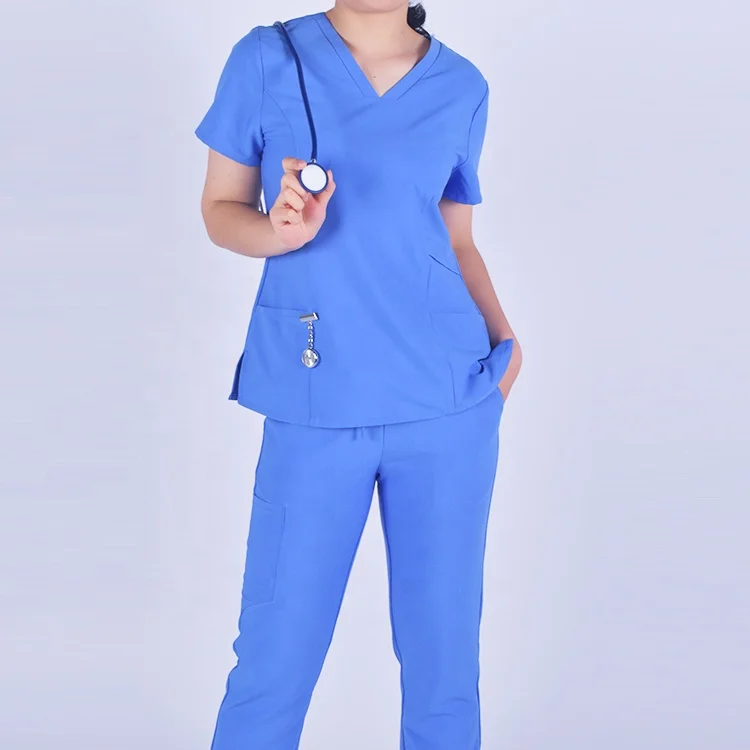 ECO-Friendly Recycle Customized USA Premium Quality Low Price Nursing Clothing Model of Nurses Uniform sets with Logo