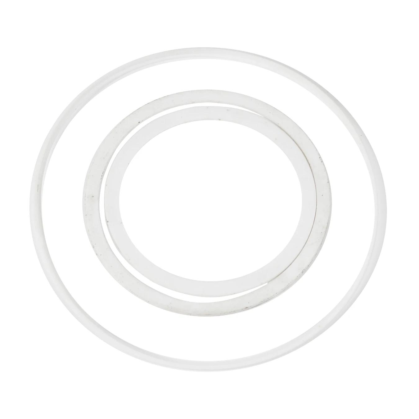 Factory direct sale  Wholesale white plastic sealing ring ptfe flange gasket Food Grade Sanitary Clamp Ptfe Gasket Seal Ring