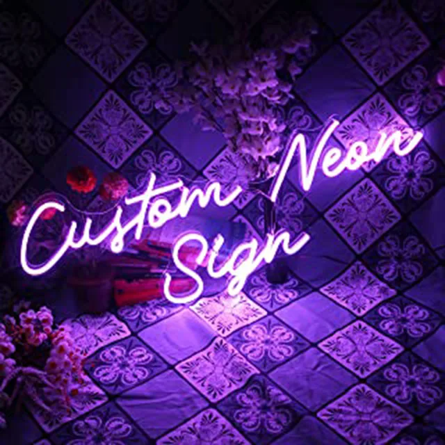 
B-neon Dropshipping Oem Customized Neon Light Videos Neon Custom Sign Led House Number 