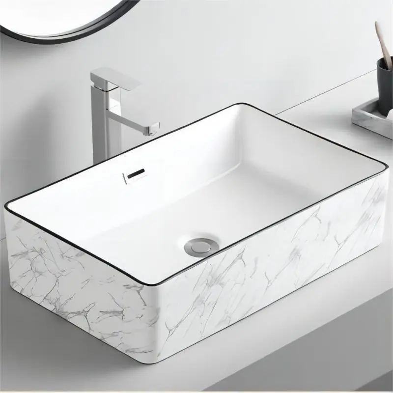 Modern Bathroom Wash Basin Hot Selling Hand Wash Basin Thin Edge China Bathroom Sink