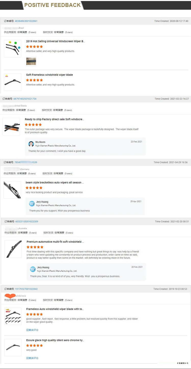 11 inch type wiper blade