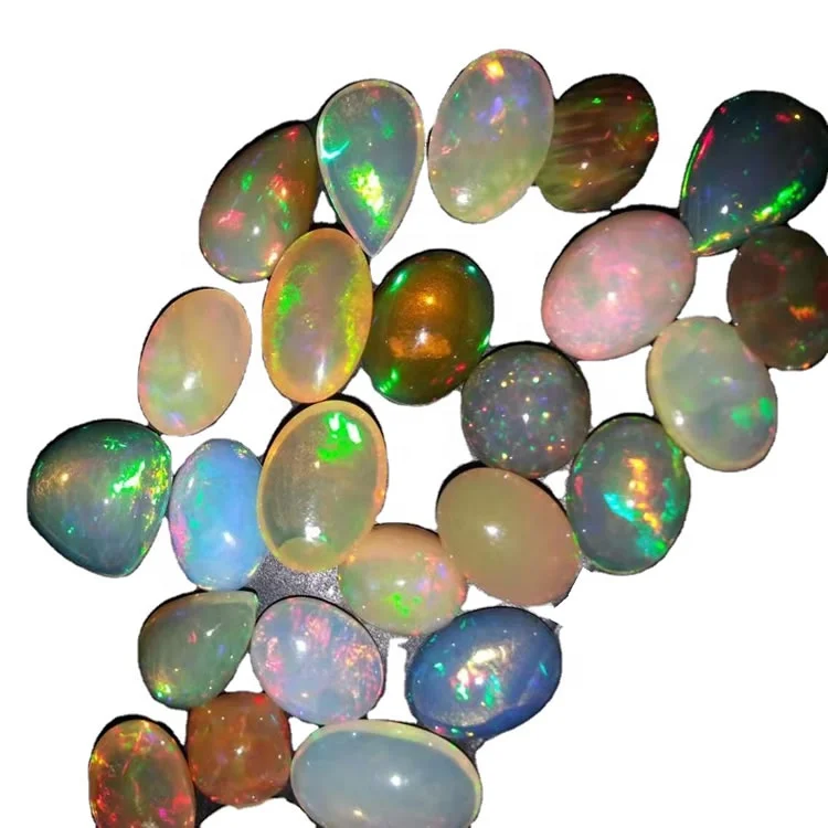 Red Fire Opal Ethiopian Opal Cabochon Natural Opal Gemstone