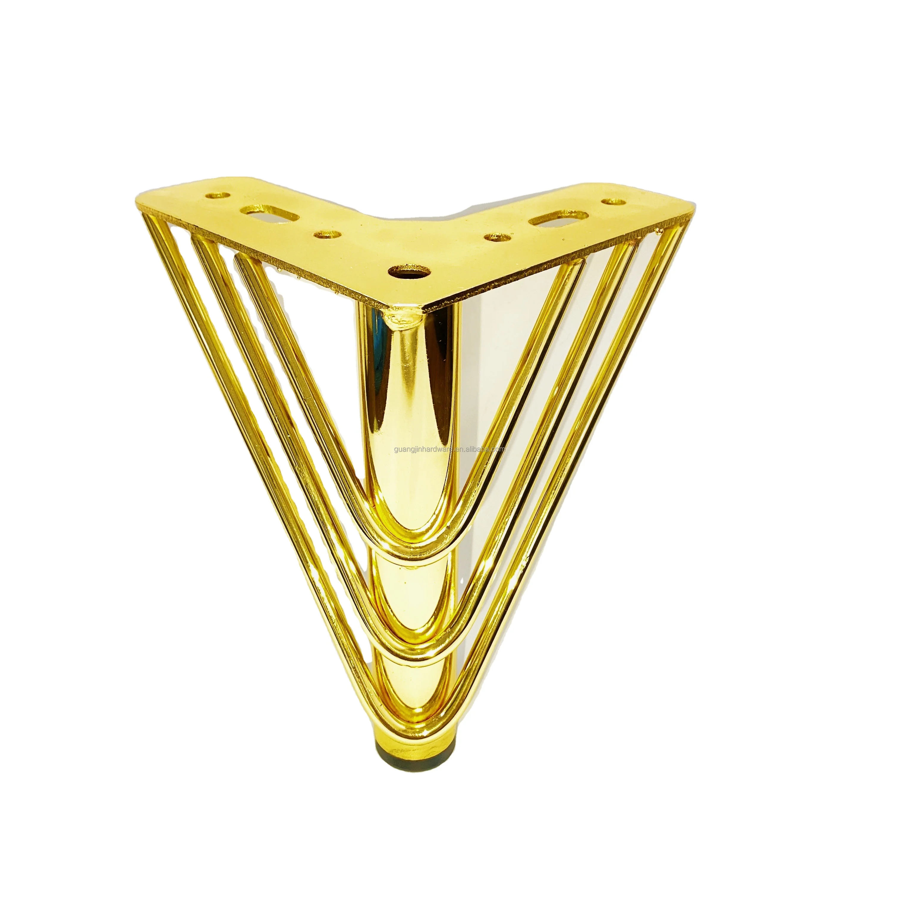 Gold color modern design furniture metal sofa leg  new style modern sofa leg