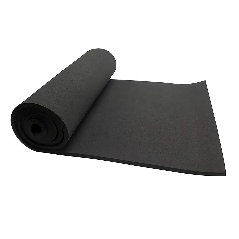 High Density B1 B2 Grade Flame Retardant Warehouse Neoprene Sponge Insulation Rubber Foam Sheets / Tube / Board / Pipe
