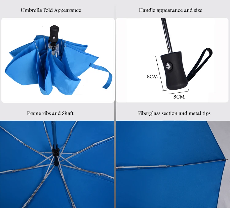 Fold Umbrella Global Manufacturing Expert In Luxury Automatic Retractable Foldable Car Cover Umbrella Tri Folding Umbrella Rain