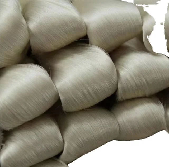Cynthia 100% Mulberry Silk Tops Roving natural White A1