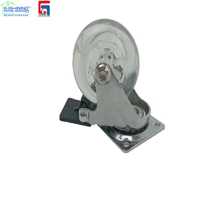 3 Inch Low Gravity Industrial PP Rigid Caster Wheel Hot Sell Fixed Plate Casters With 75mm Wheel Diameter