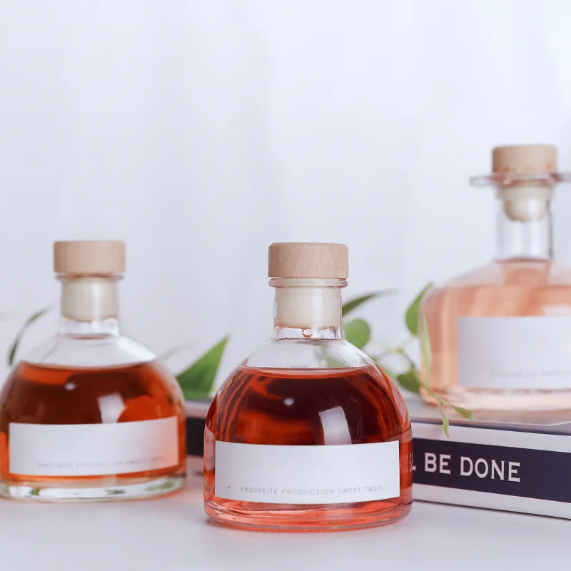 Nordic fresh glass small wine bottle Japanese wine set creative whisky bottle