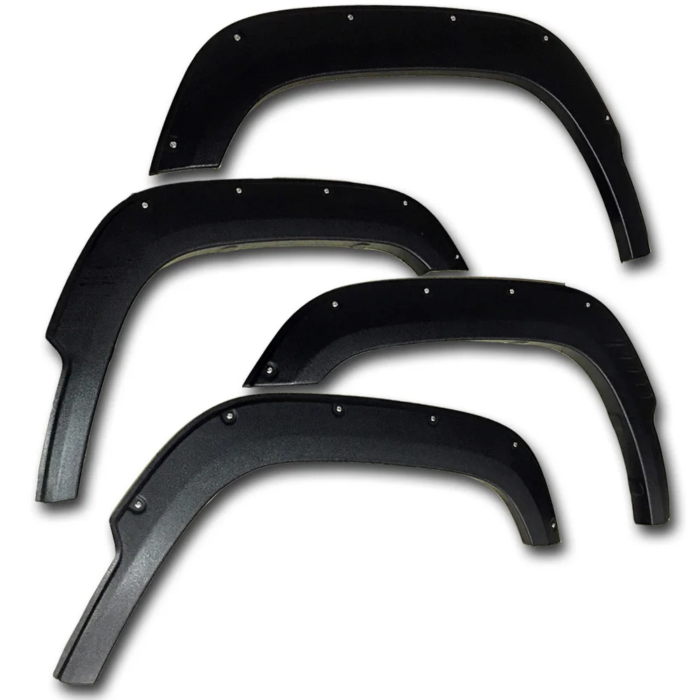 ABS Fender Flares Car Mudguard Plastic Car Wheel Fender for Arches Eyebrow Protector jimny 2018+