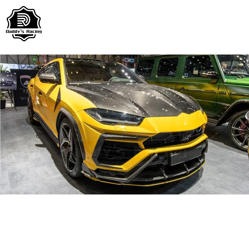Комплект для сухого кузова из углеродного волокна подходит Lambo Urus Top комплект широкого автомобиля Высококачественная