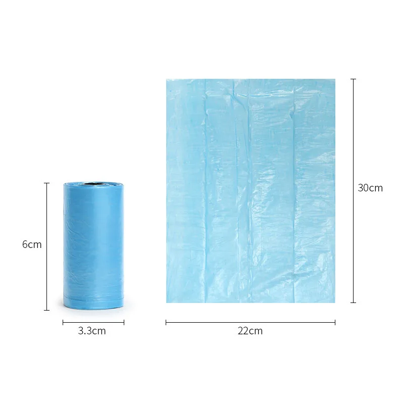 Xianchanpets Cute PE Waste Bag Leak-Proof Disposable Plastic Poop Clean up Bags for Small Animals Stocked Cat Dog Poop Bags