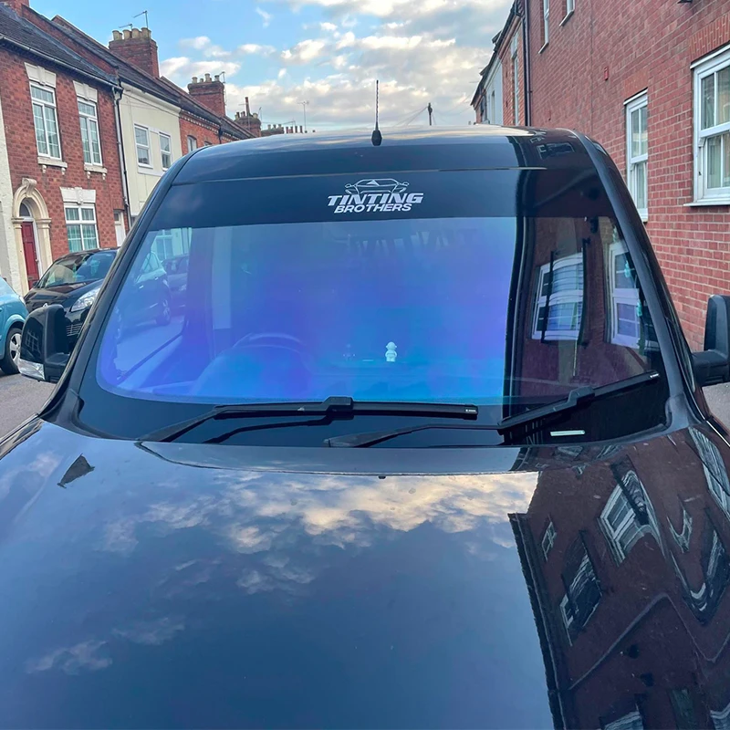 Chameleon Blue Green Red Glass UV Protection Film Window Tint Film VLT 80% Side Windows Solar UV Protection