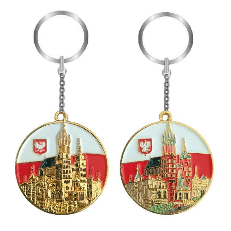 Customized metal keychain london bus souvenirs gift london keys chains