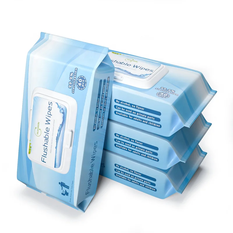 Professional Manufacturer 80pcs Antibacterial Wet Toilet Paper Wholesale