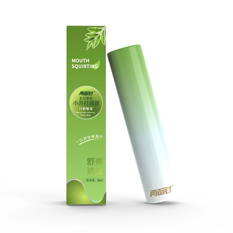 Custom Private Label Portable Fruit Mint Flavored Oral Refresher Spray Fresh Breath Mouth Odour Spray