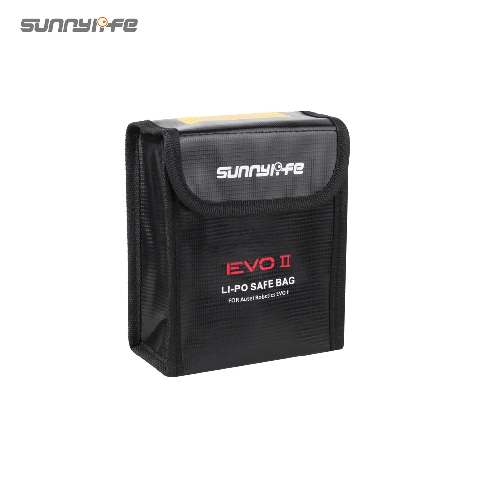 Sunnylife Autel Robotics EVO II drone Accessories Explosion-proof Battery Safe Bag Protective Storage Bag for 3pcs batteries