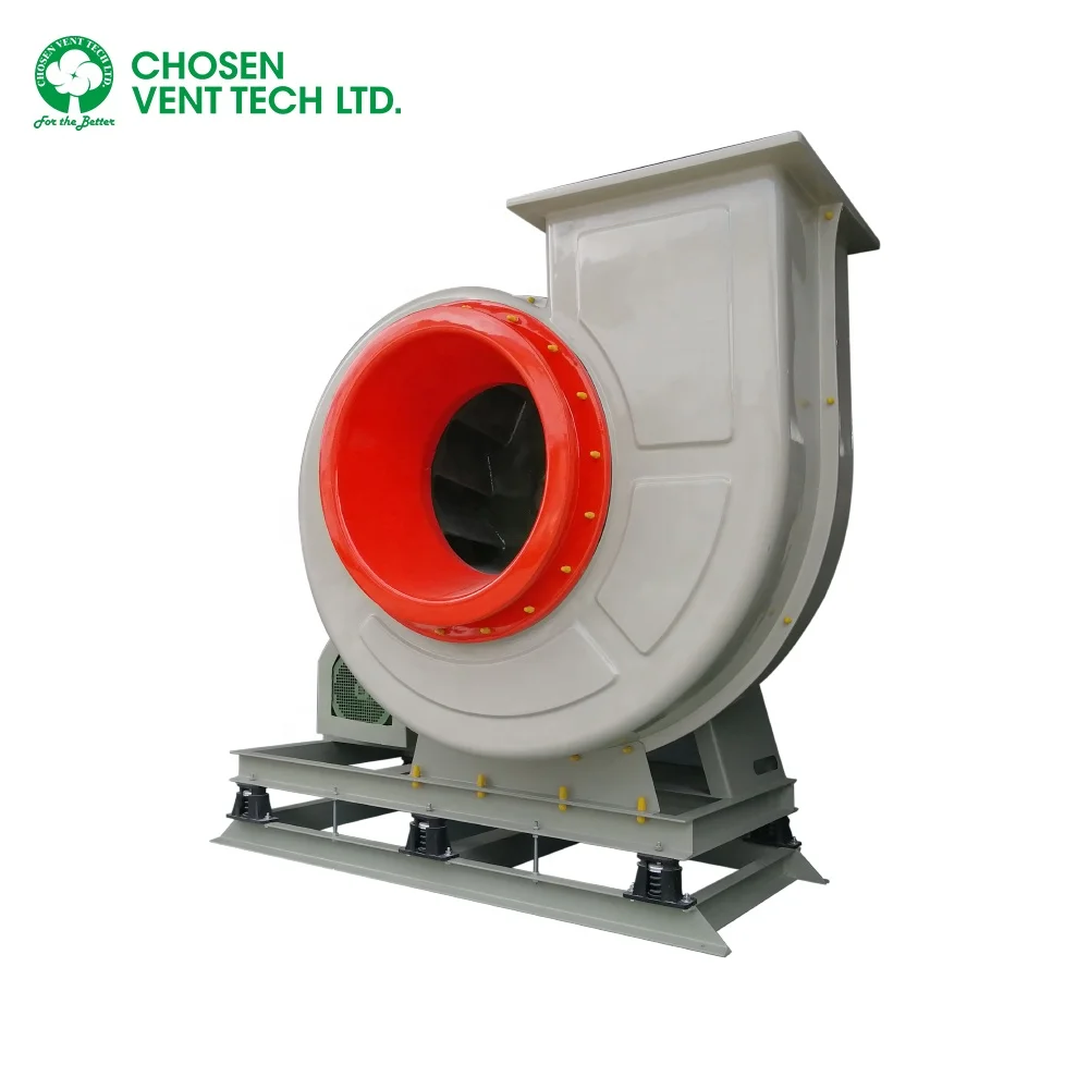 Better Efficiency Industrial Chemical Anti Corrosion Plastic PP Centrifugal Blower Fan for Chemical industry