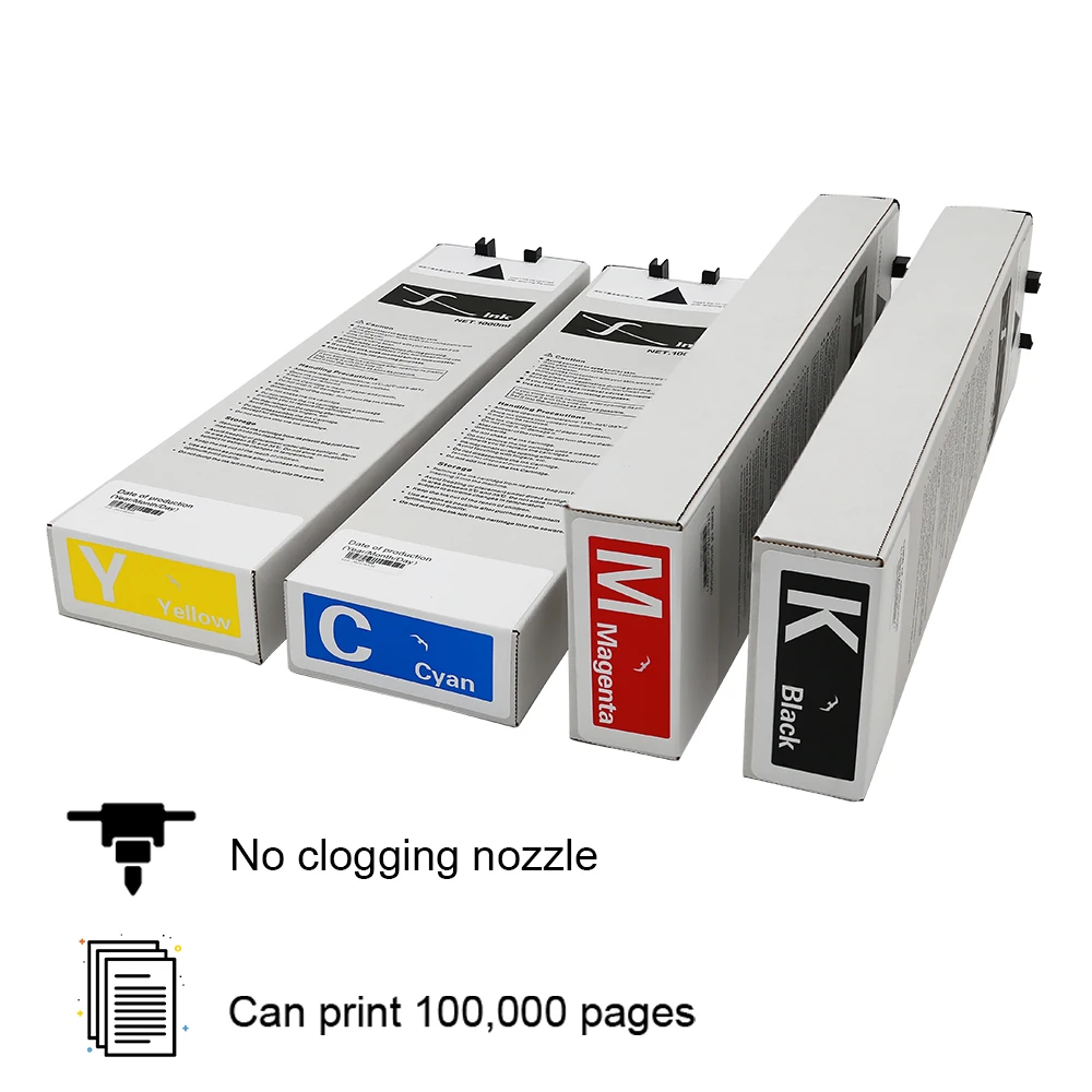 Wholesale compatible brand risos ft 1430 5430 5230 5231 inkjet printers pigment ink refillable ink cartridge