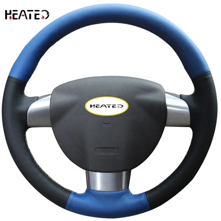Steering Wheel Cover  for Ford Focus 2 2005-2011 (3-Spoke) wholesale price for you Steering Wheel Wrap