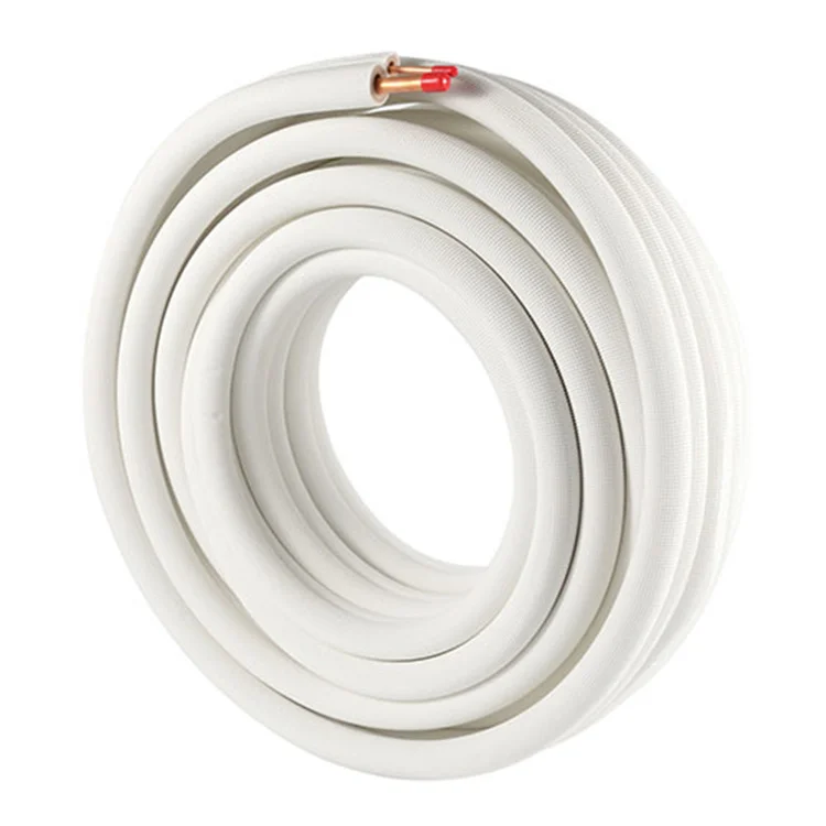 White PE Insulated Copper Pair Coils For Air Conditioning Kit