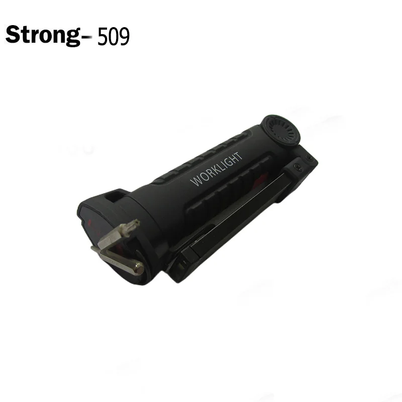 outdoor flashlight magnet  Folding plastic car inspection COB bright work light