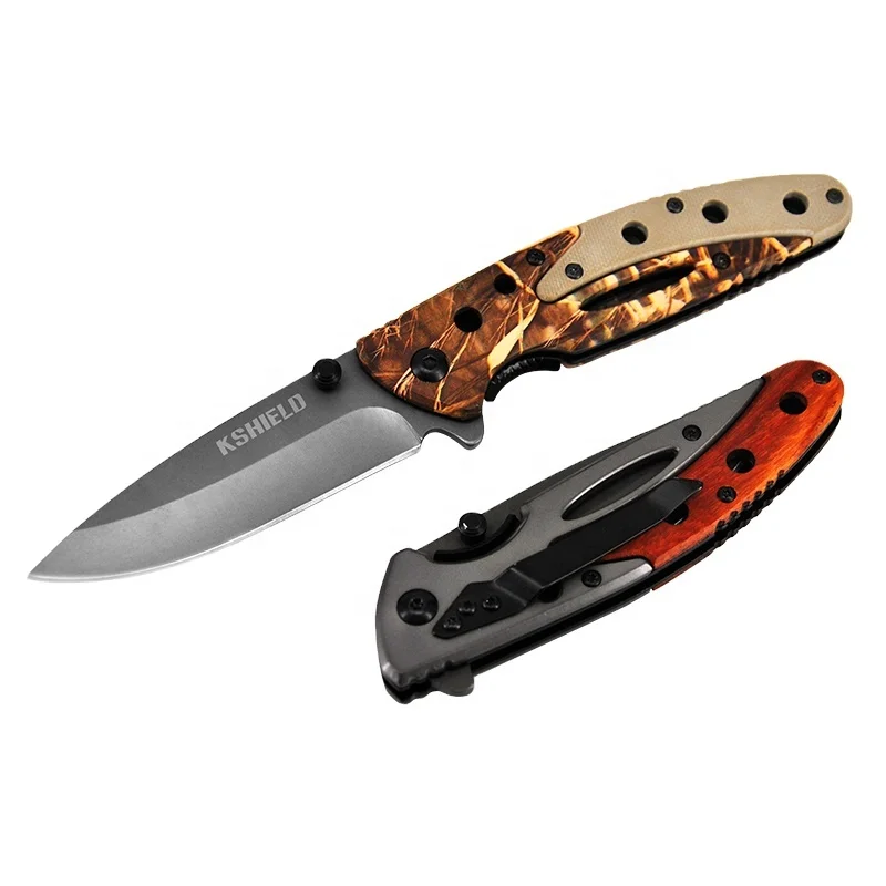 
New Product G10 And Steel Handle Multi Functional Folding Knife With Belt Clip 