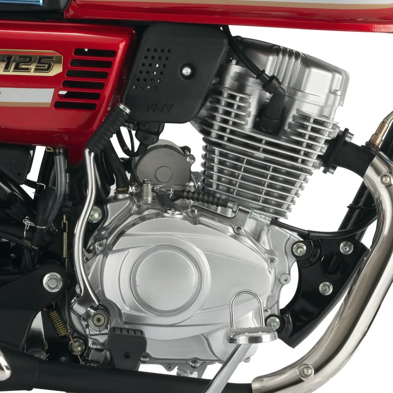 Changhua Factory custom quality 125cc 150cc gasoline motorcycles scrambler motorcycle Red black chopper motorcycle for adults