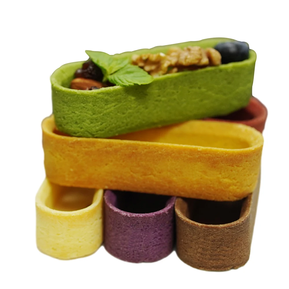 Прямоугольные U-образные шоколадные ракушки