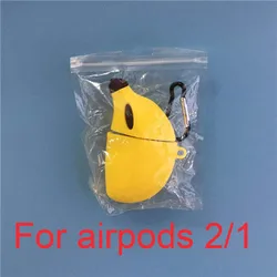 3D banana For Airpod Case 2021 For Fruit Airpods pro  Wireless Headset Cover Gift