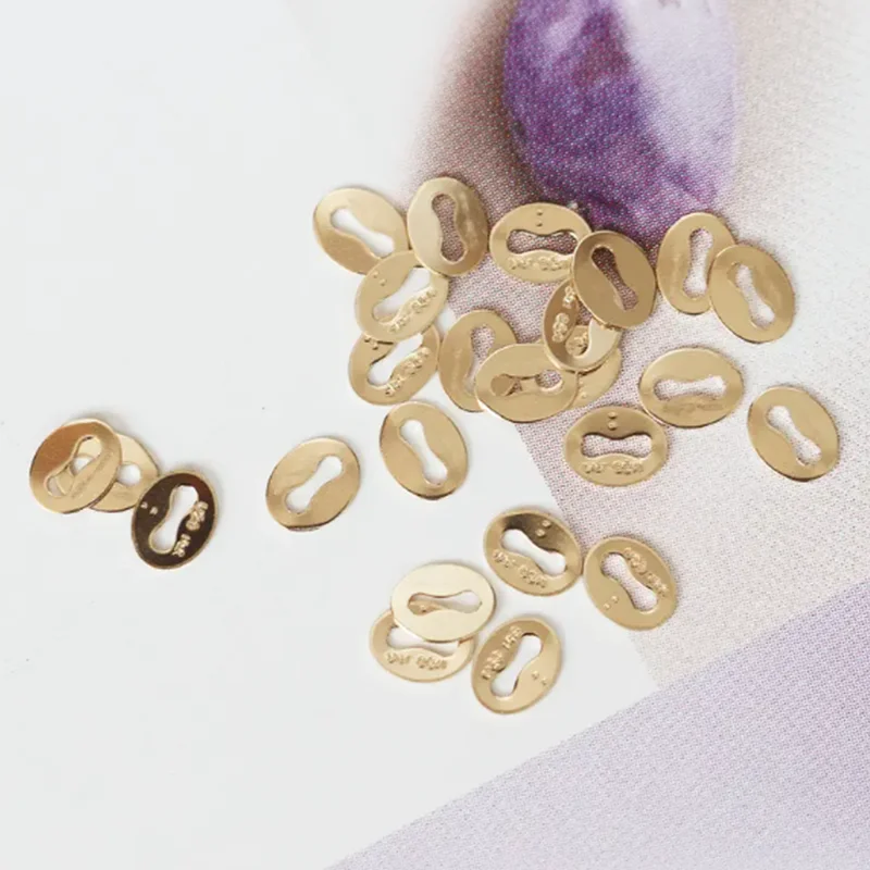 Luxury Jewelry 14K Gold Filled Connector Charms Tags for Bracelet Making DIY Craft Components