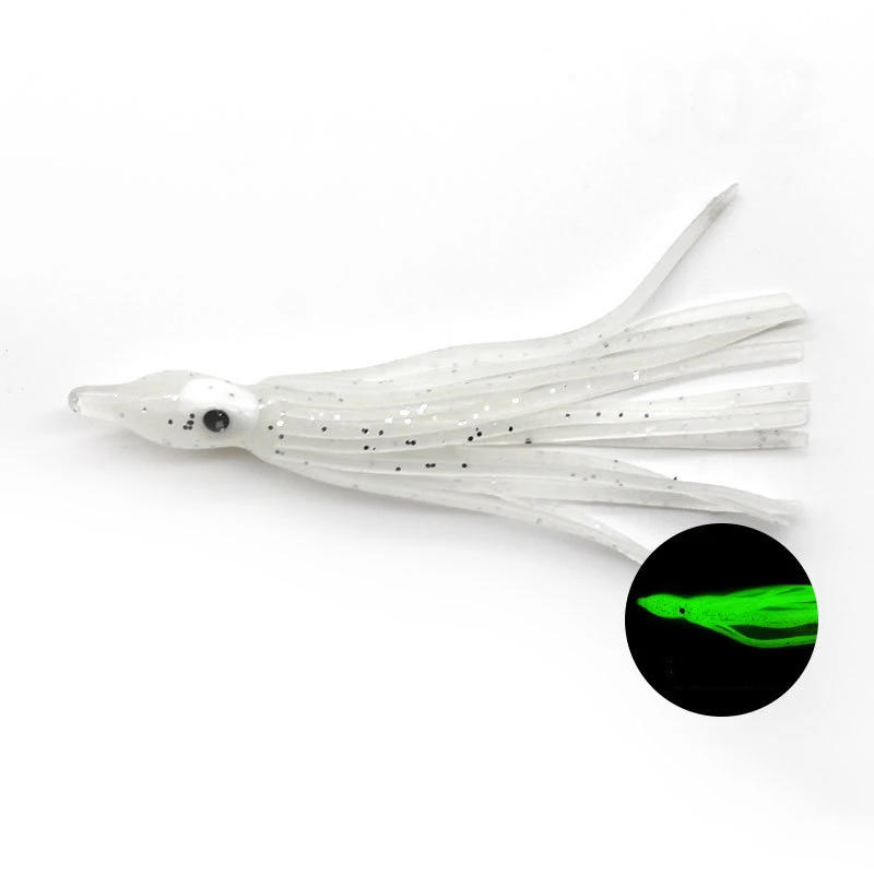 Outdoor Silicone Luminous Soft Plastic Squid Bait Soft Bionic Octopus Trout Lures Trolling Fishing bait