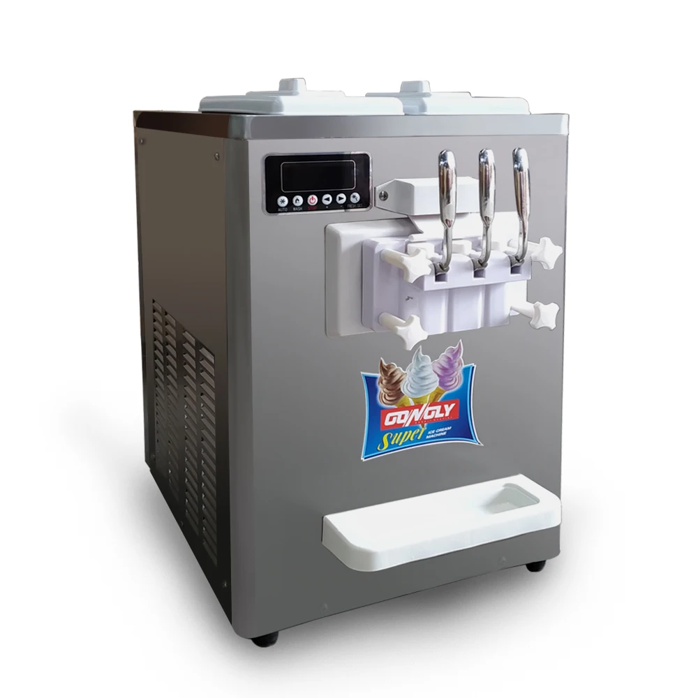 Long Service Life Catering Commercial Equipment Auto Pre-Cooling Ice Cream Machine Maquina Para Hacer Helados With Best Price