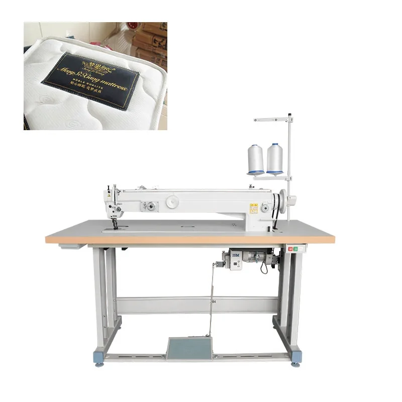 Border Sewing Machinery Factory JQ-3A Synchronous Long Arm Trademark Machine for mattress with high speed