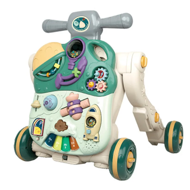 
2021 Hot Sale 4 In 1 Baby Walker Bike Plastic Baby Walker age 2 - 6 Playing Table Leg Correcting Learning Walking Walker 