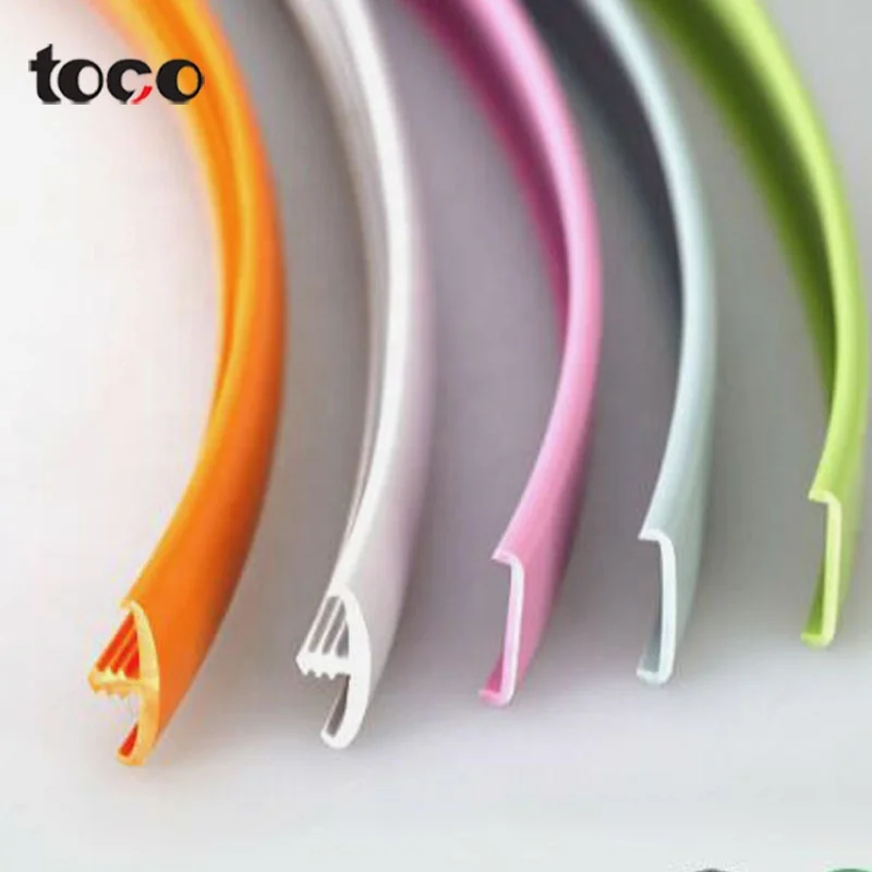 pvc rubber laminate T edge banding tape,plastic t-edging strip