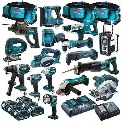 Fast Shipping Factory Makita 18v combo kit Makita 18V Battery Charger Cordless Electric Screwdriver 18V Makita Tool Sets