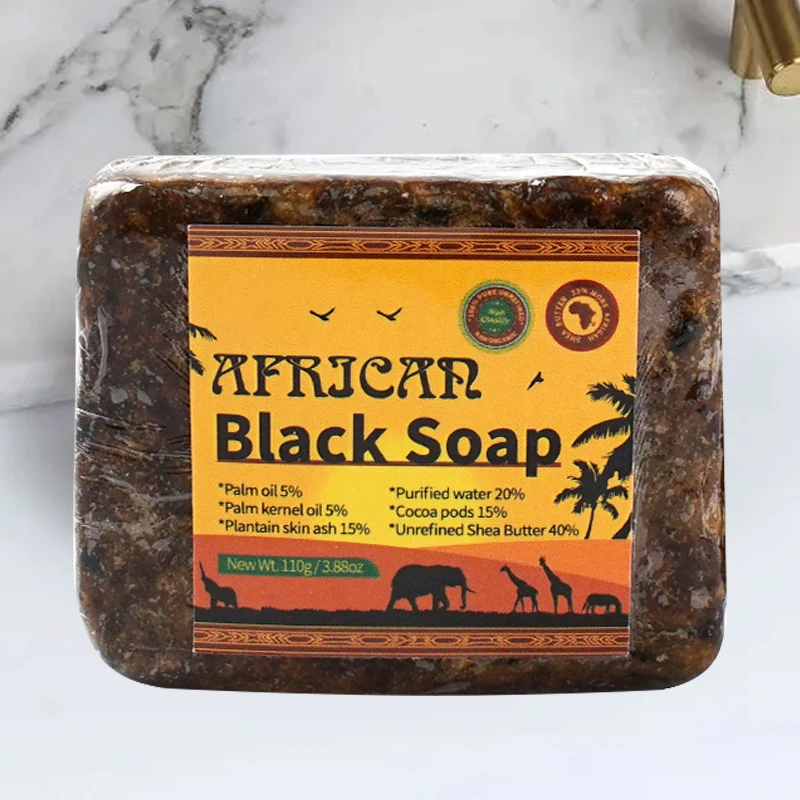 OEM Organic Raw Handmade Black African Soap
