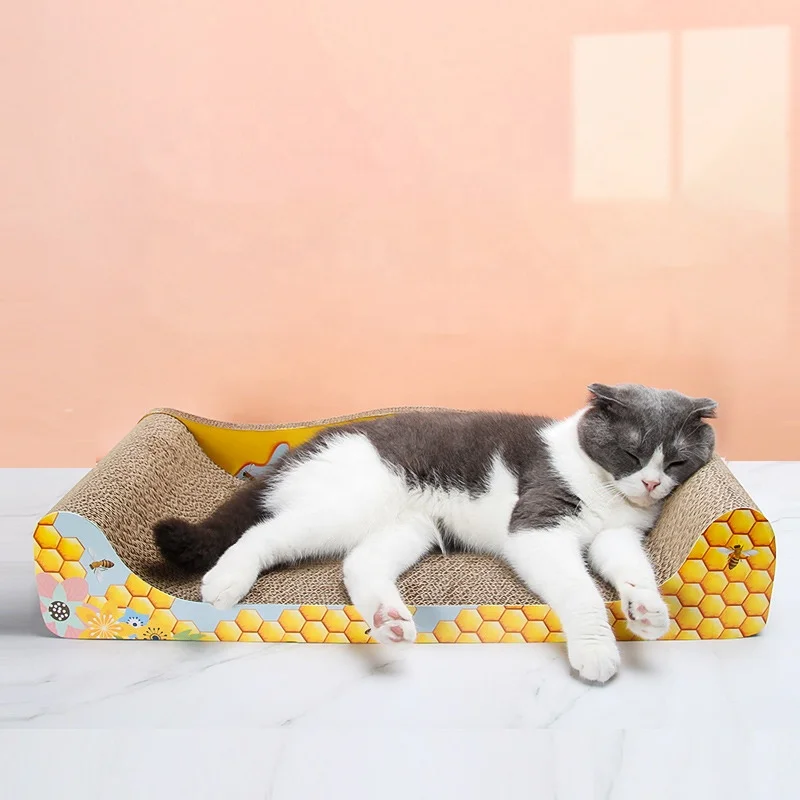 Manufacturers Wholesale Cat Toy Scratch Board Corrugated Wear-resisting Pet Scratcher Cardboard