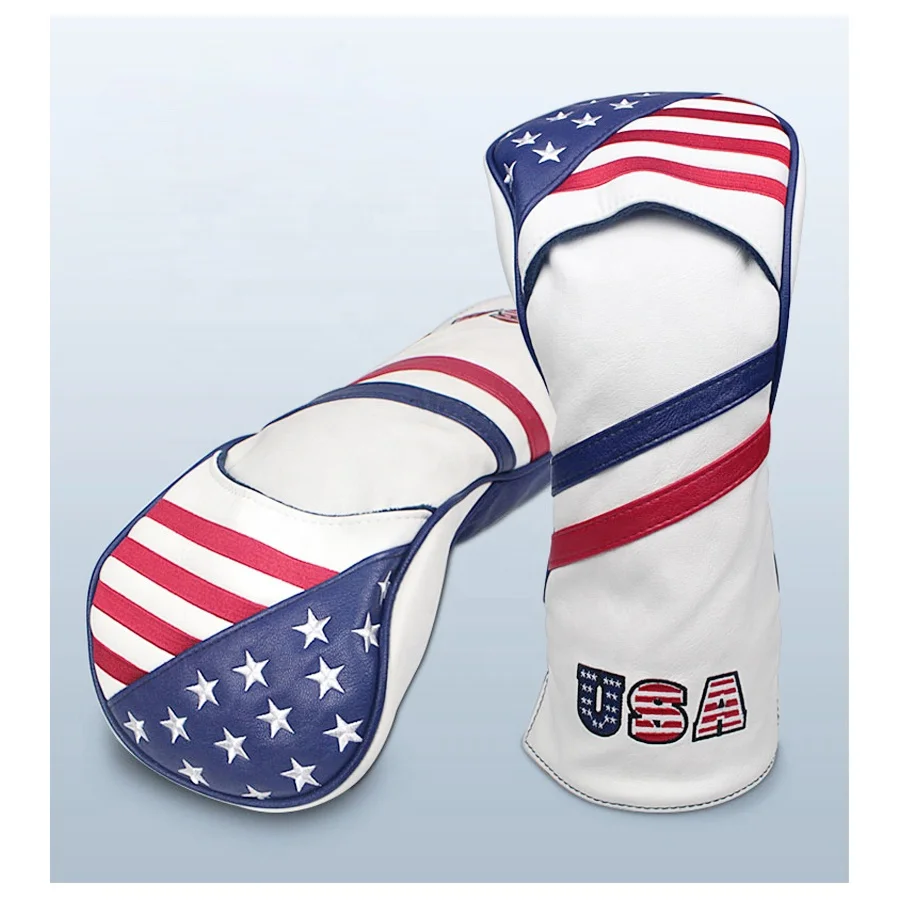 Driver head cover custom golf driver head covers with velvet fabric