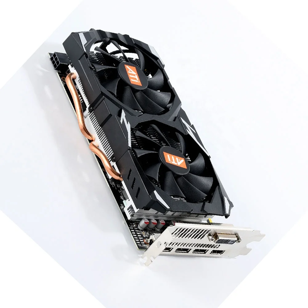 New Radeon RX 580 8GB Graphics Cards  2048SP Video Screen Cards GPU Desktop Computer Game Map For rigs