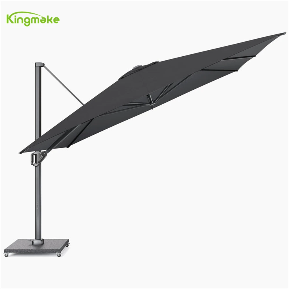New Arrival Cafe 4*3m High End Commercial Sun Umbrella High Quality Outdoor Garden Beach Large Umbrella