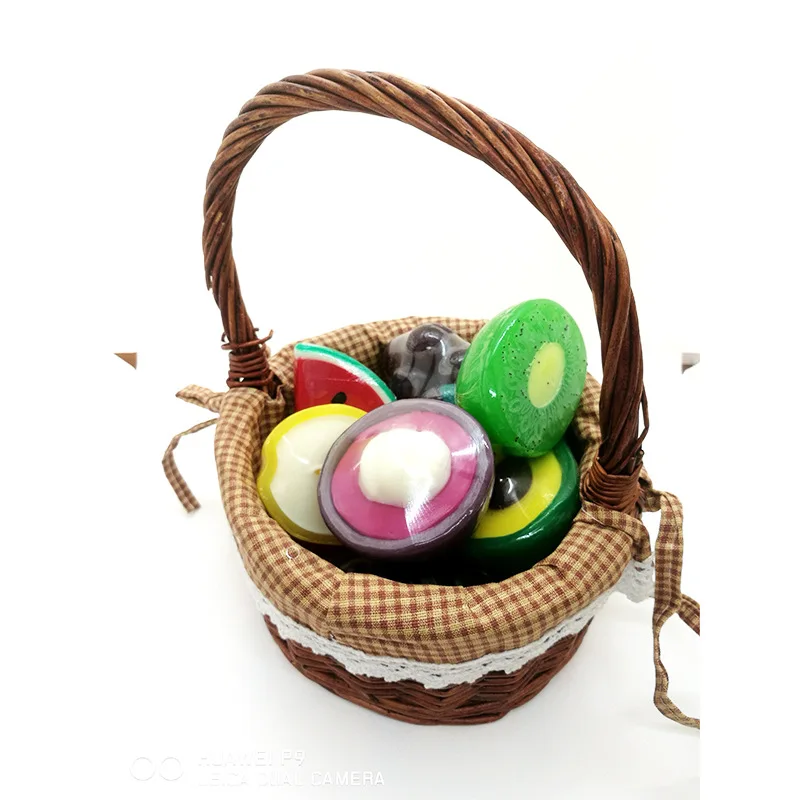 Handmade Soap Kids Cartoon Fruit Pattern Moisturizing Handmade Bath Soap Wholesale Cleansing Bath Soap