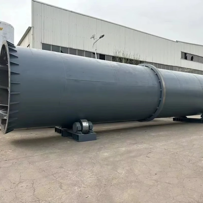 New Plant for Rotary Drum Dryer Three Types of Equipment for Drying Including Crusher slag rotary drum dryer