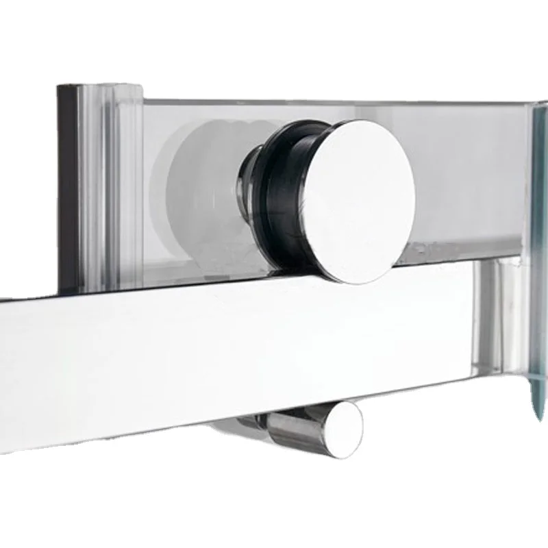 Industrial Prefabricated Bathroom Interior Sliding Frameless Glass Shower Door