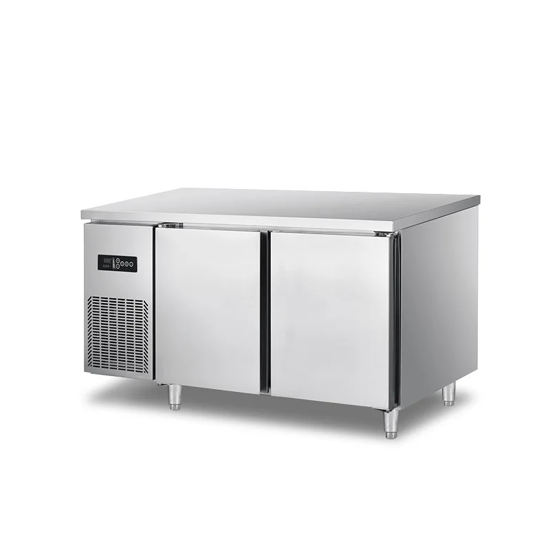 2021 Hot Sale Modern Design Removal Kitchen Stainless Steel Refrigerated Work Table Counter