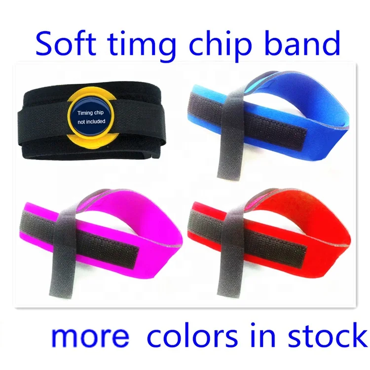 Custom Triathlon Timing Race Chip Strap