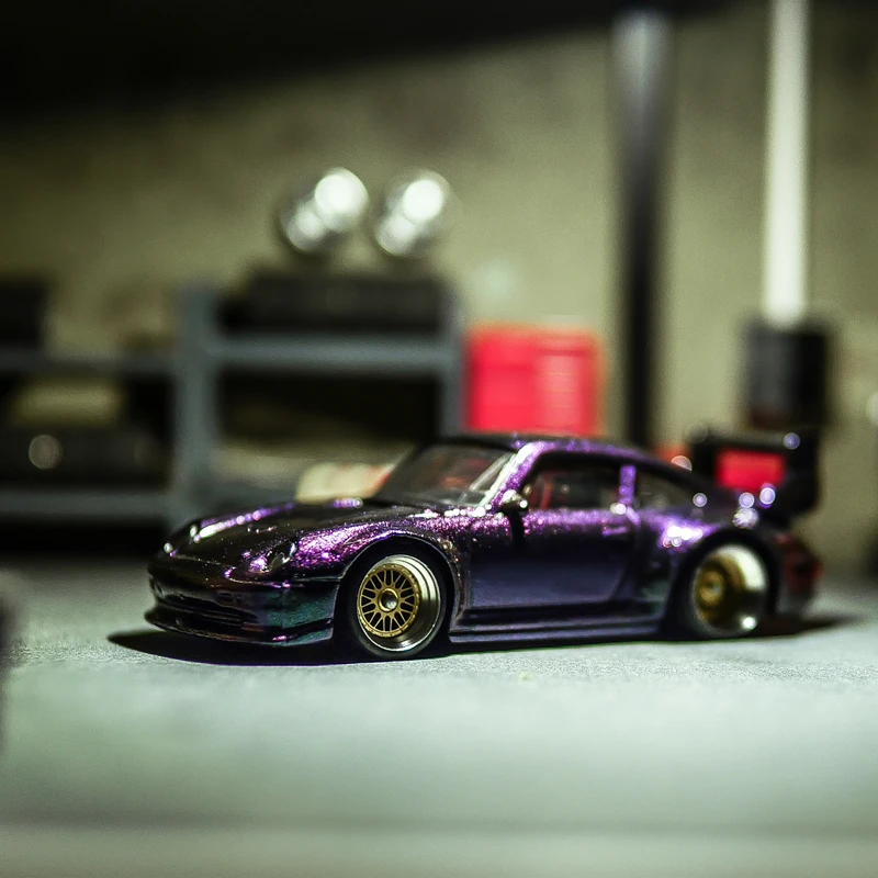 Carlomo 1/64 Wheels S-Class Wheels With Rubber Tires Brake Disc Assembly Rims Modified Parts for Model Car Tomica 4pcs Set E02