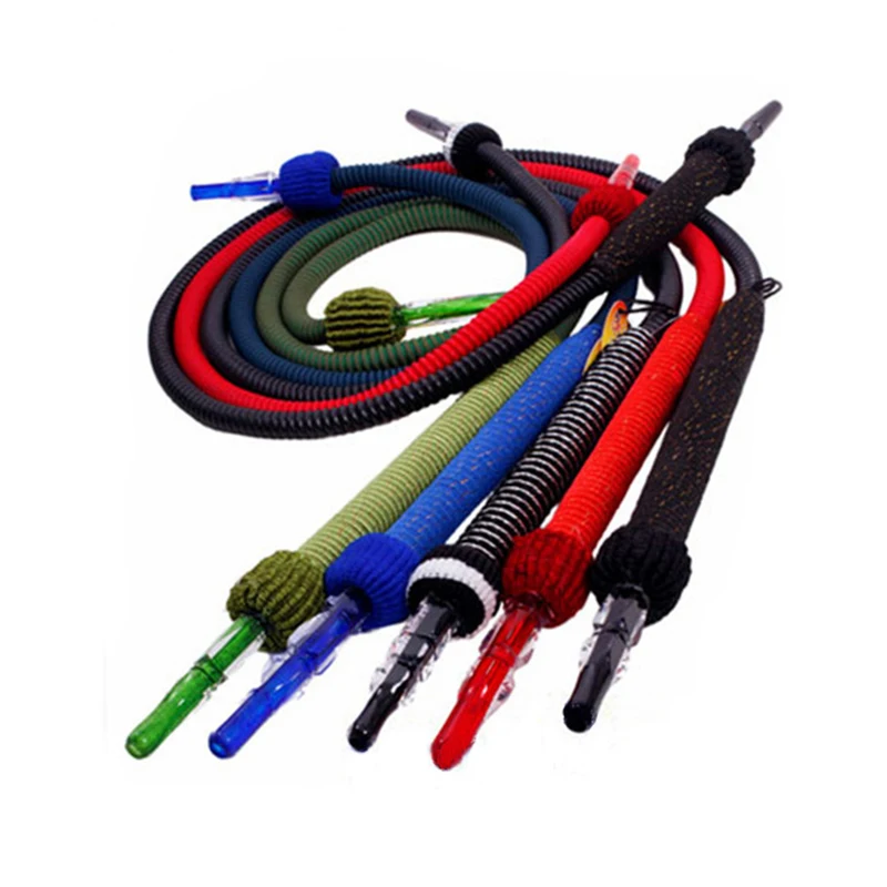 Wholesale Low-Priced Food-Grade Safe Materials 2-Hose Hookah Hose Set Tube for Chicha Use