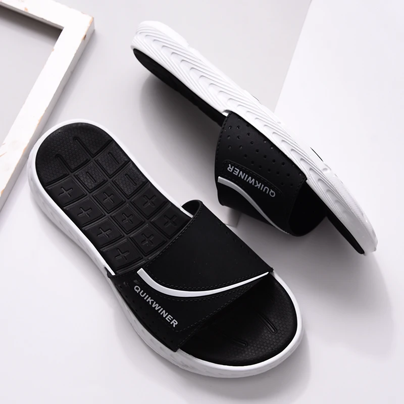 New hot selling PVC slippers men soft bottom home men outdoor sports slide slippers men
